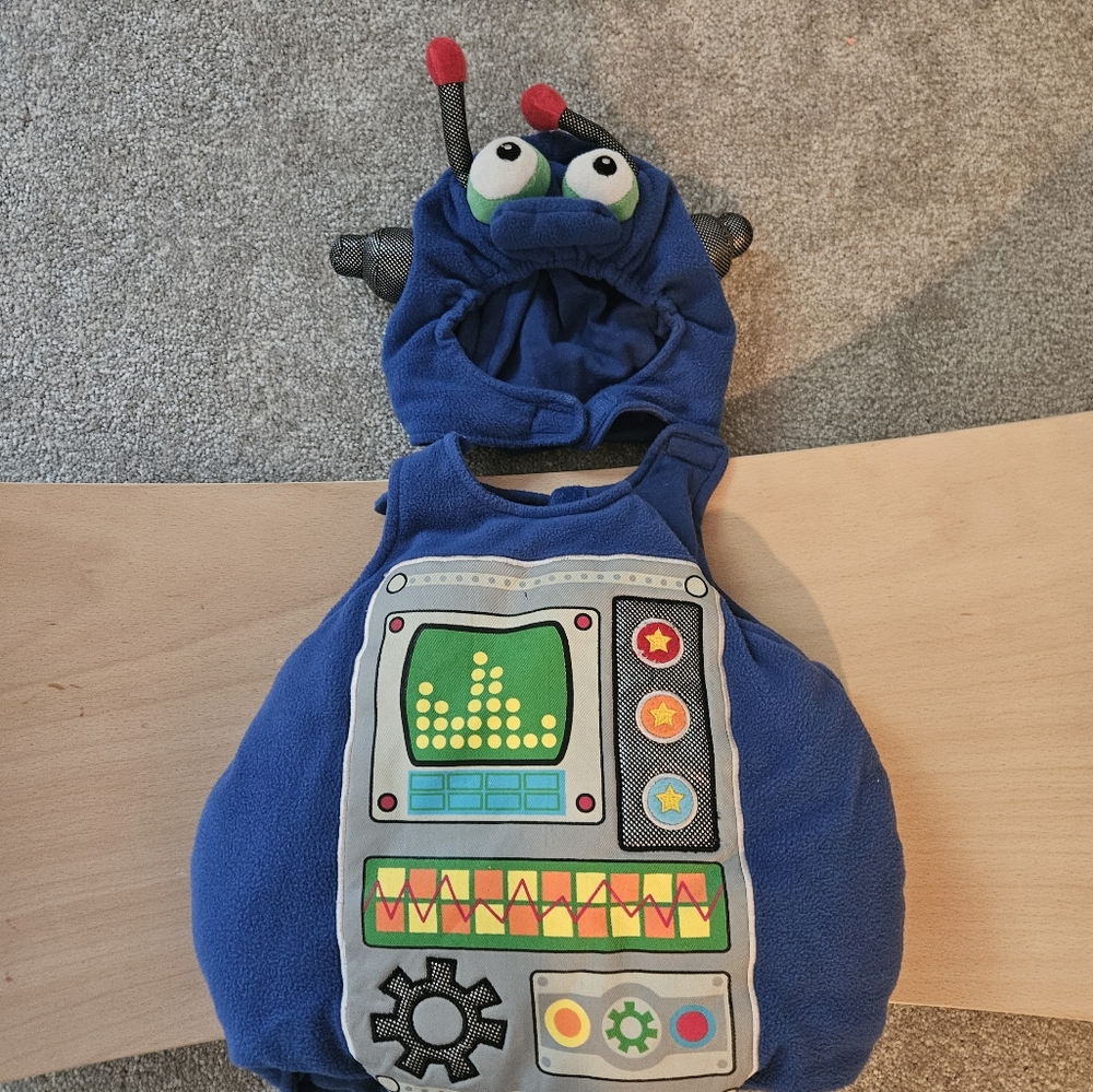 The Children's Place Blue Fleece Outfit